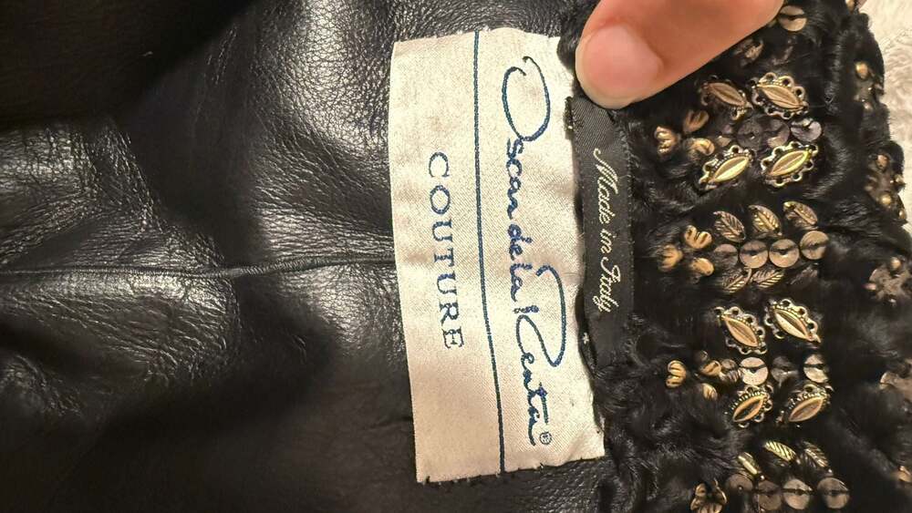 Oscar de la Renta Couture Embellished Lamb's Wool Jacket - Picture 11 of 14